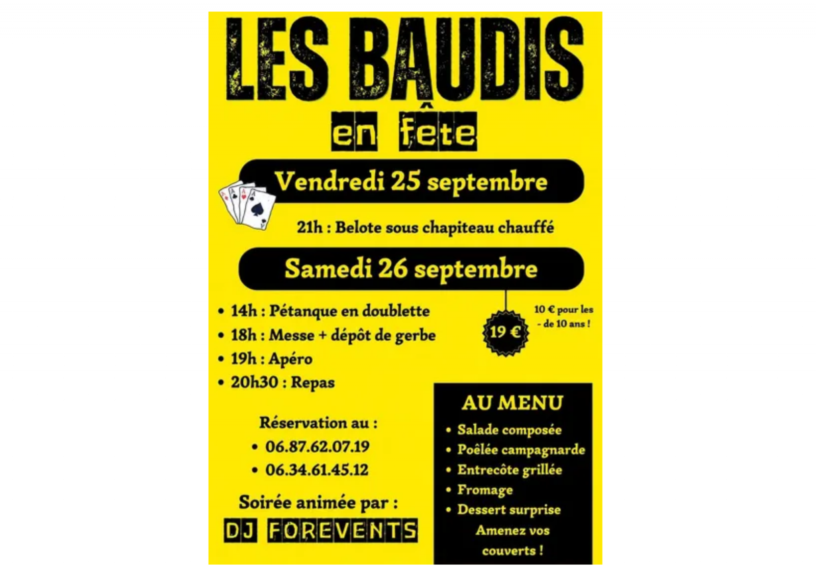 Les Baudis en fête