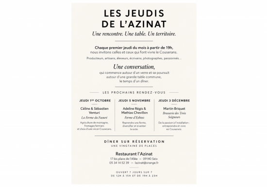 Les Jeudis de l&rsquo;Azinat