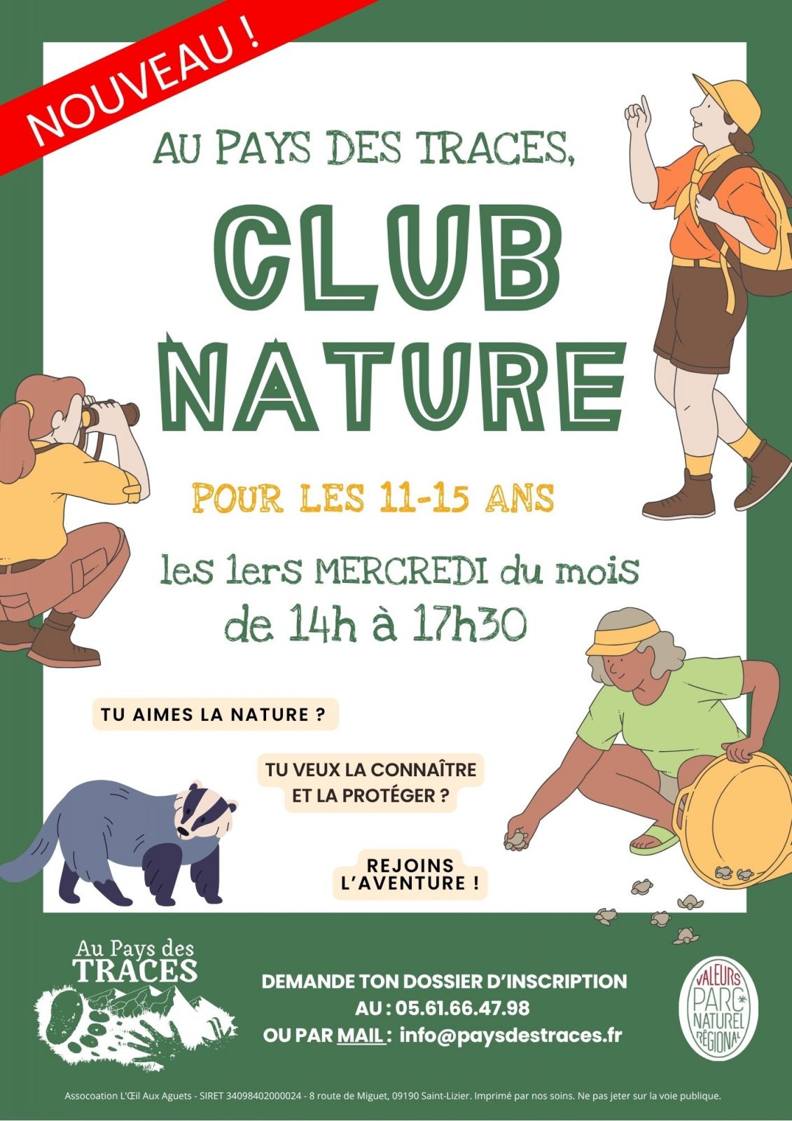 Club Nature Ados 11-15 ans