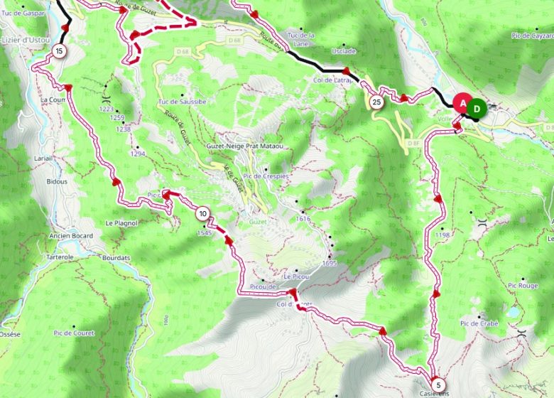 Parcours H – Le tour de Guzet_Aulus-les-Bains