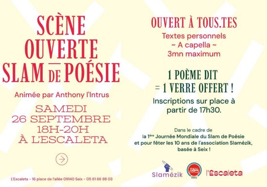 Scène Ouverte Slam