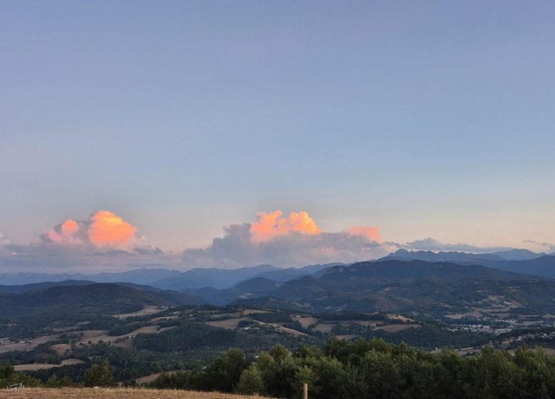 Rando-terroir coucher de soleil au Tuc de Montcalivert_Saint-Girons