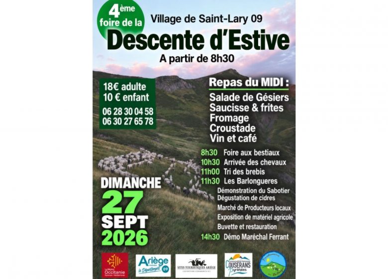 Foire de la descente d&rsquo;estive en Bellongue_Saint-Lary