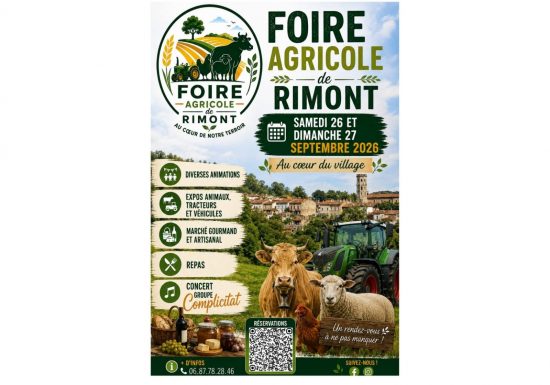 Foire Agricole 2026