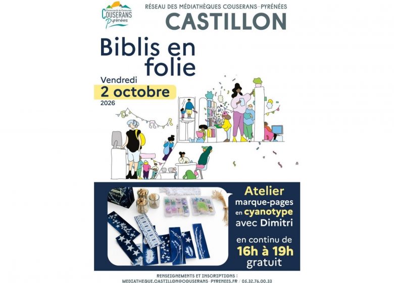 Biblis en folie 2026 : Atelier Cyanotype à la médiathèque de Castillon-en-Couserans_Castillon-en-Couserans