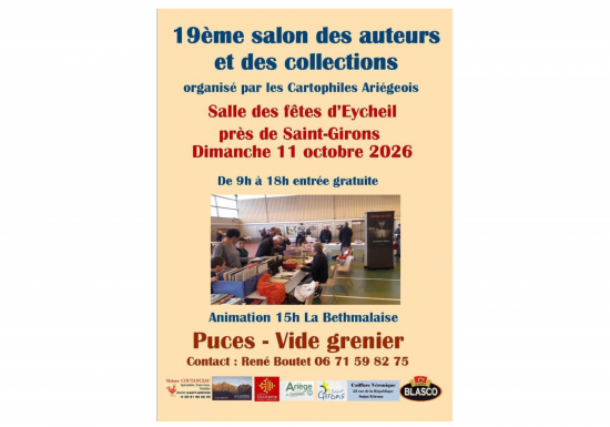 19ème salon des auteurs et des collections
