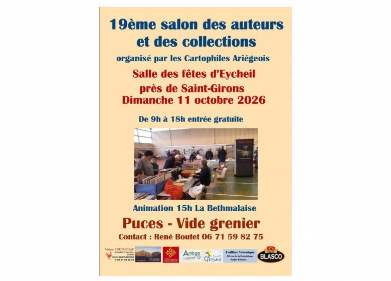 19ème salon des auteurs et des collections_Eycheil