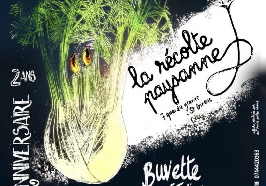 Soooooirée anniversaire de la Récolte Paysanne, votre épicerie locale Couserannaise