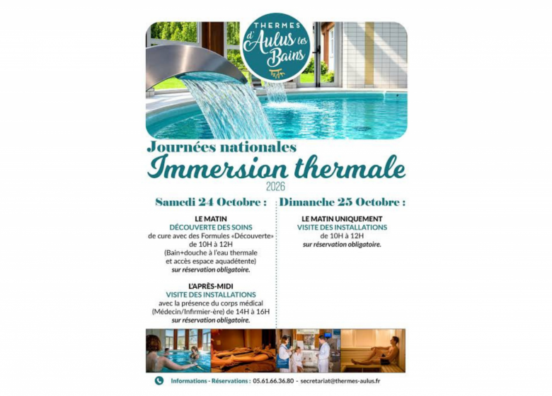 Journées nationales Immersion thermale_Aulus-les-Bains
