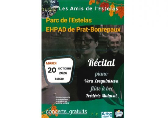 Récital au Parc de l&rsquo;Estelas