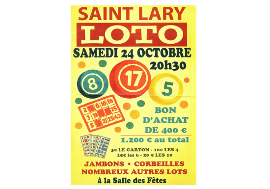 Loto Saint Lary