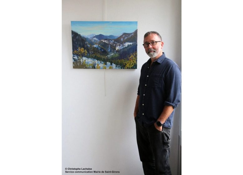 ROBIN SPENCER Peintre à l’huile en plein air : « La Lumière du Couserans »_Saint-Girons