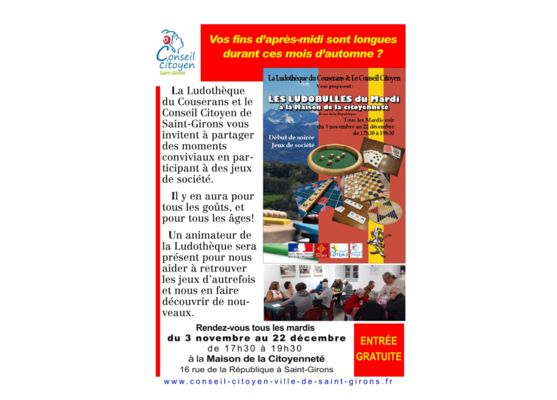 Les Ludobulles du mardi_Saint-Girons